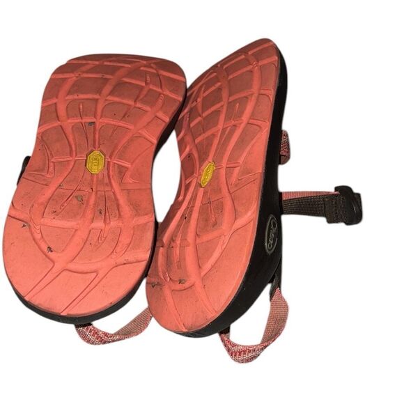 Chaco Orange and Brown Strappy Sandals Size 9 - Picture 5 of 7